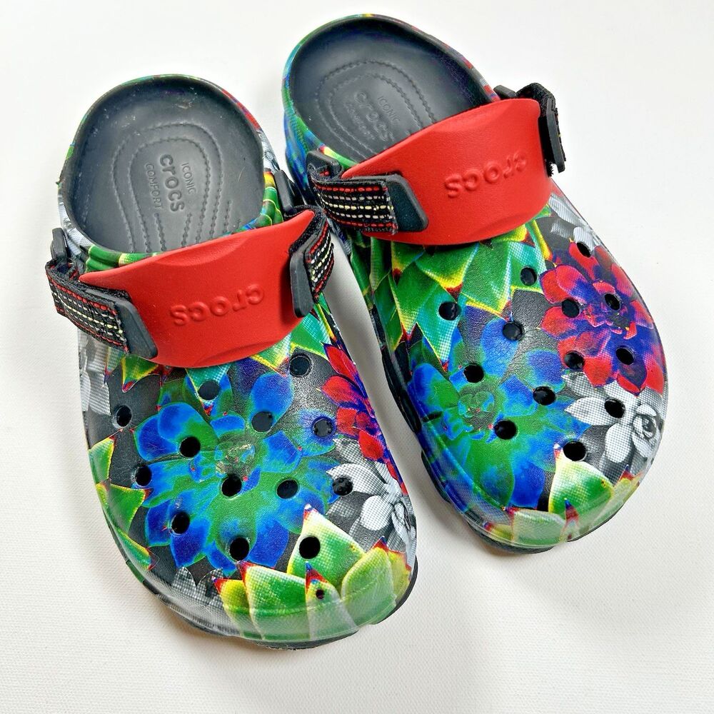 Crocs ALL TERRAIN Succulents Limited Edition Adjustable DESERT TRIP SIZE W9/M7